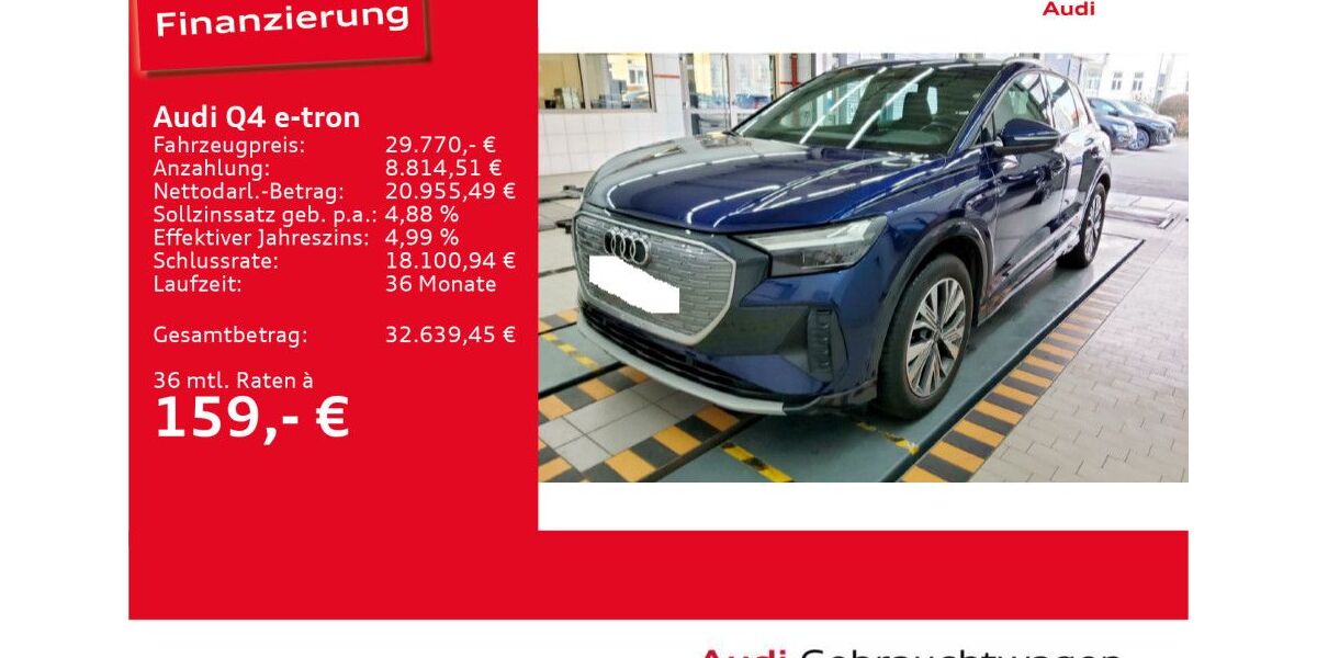 Audi Q4 e-tron 47.309 km 29.770 &euro; Ulm 89073
