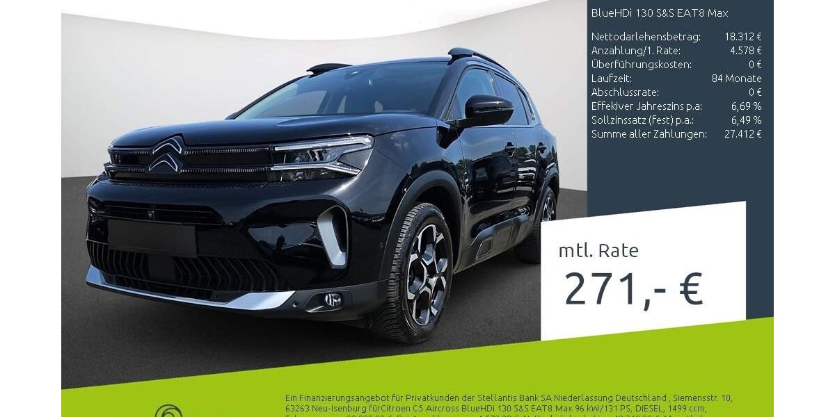 Citroen C5 Aircross 48.713 km 22.890 &euro; Dülmen 48249