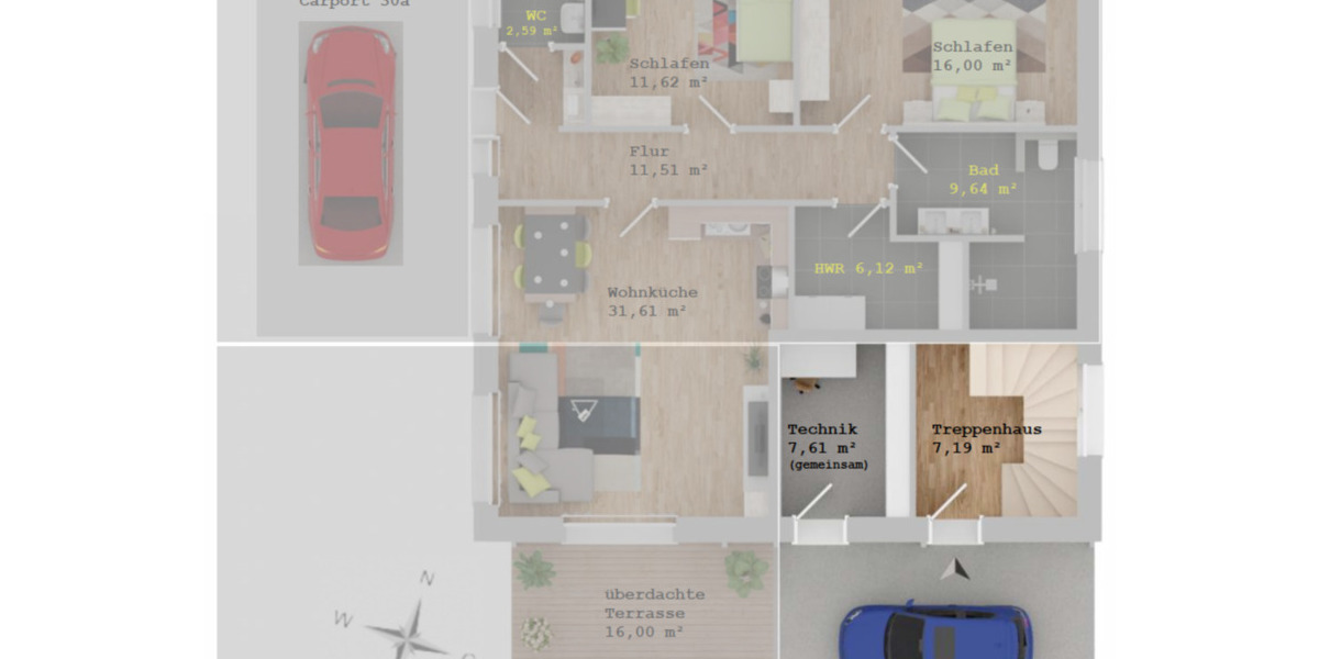 Einfamilienhaus Lengerich - 3 Zimmer, 95 m&sup2;, 690&euro; | Angebot:25853413