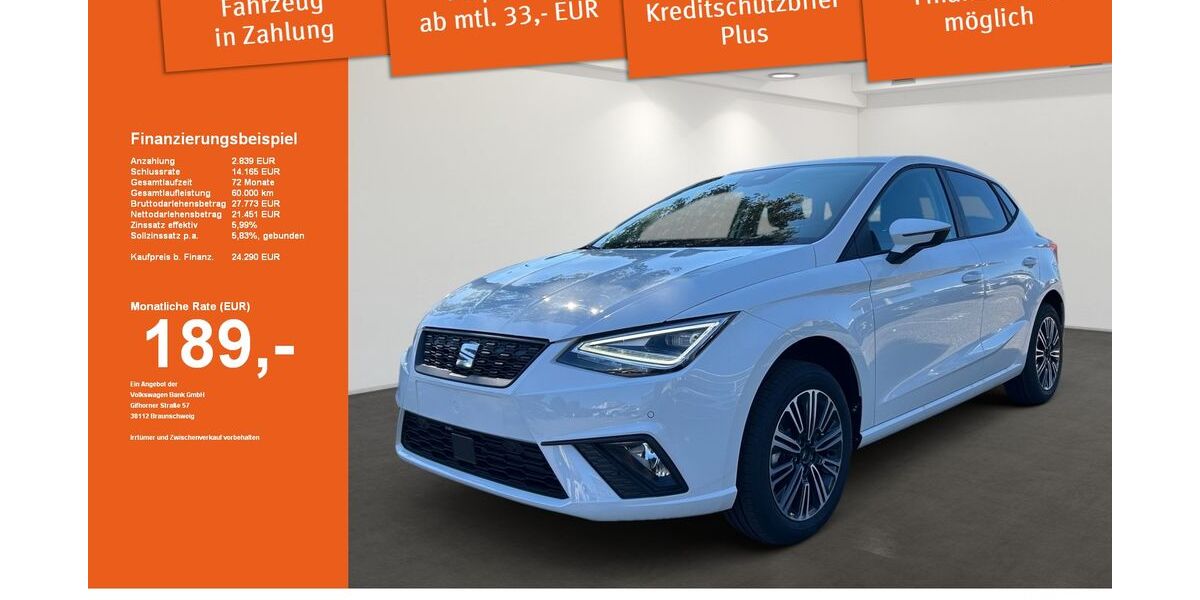 Seat Ibiza 6.625 km 24.140 &euro; Weingarten 88250