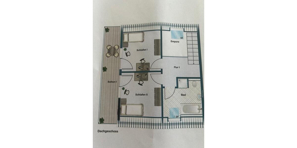 Maisonettenwohnung Waabs - 4 Zimmer, 95 m&sup2;, 1.100&euro; | Angebot:25269342