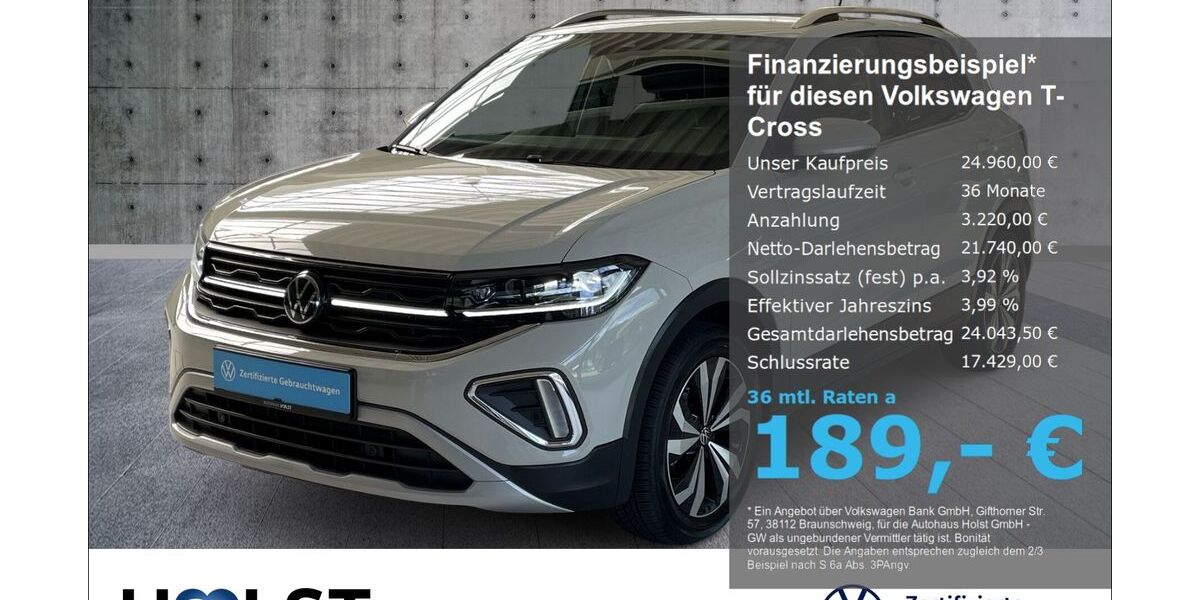 VW T-Cross 14.152 km 24.960 &euro; Scheeßel 27383