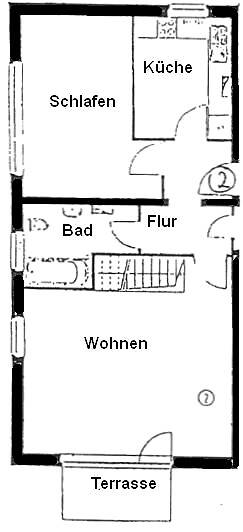 Geräumige DREIRAUMWOHNUNG - trotz Innenstadtnähe ruhige Lage 3 zimmer