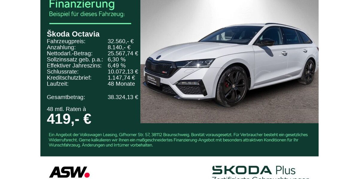Skoda Octavia 43.990 km 32.560 &euro; Bad Rappenau 74906