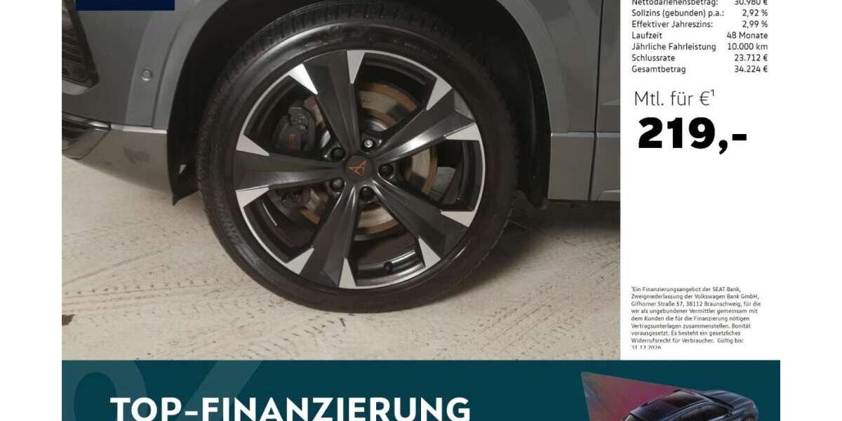 Cupra Ateca 24.267 km 38.940 &euro; Amberg 92224