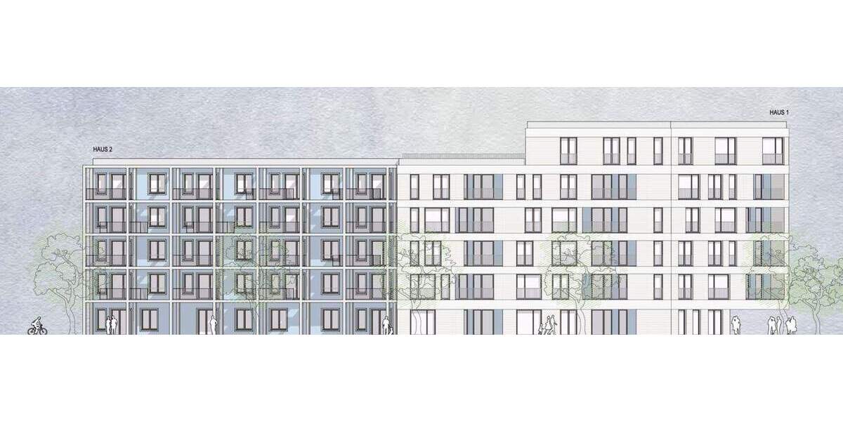 Etagenwohnung Neu-Ulm Ludwigsfeld - 2 Zimmer, 55 m&sup2;, 339.160&euro; | Angebot:25261763