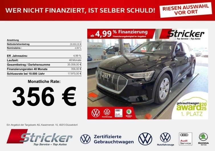 Audi e-tron 53.964 km 29.949 &euro; Horn-Bad Meinberg 32805