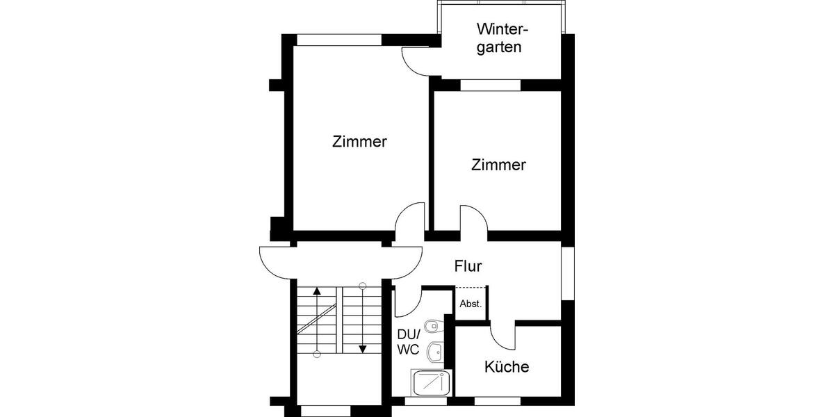 Etagenwohnung Seesen - 2 Zimmer, 57 m&sup2;, 385&euro; | Angebot:26385045