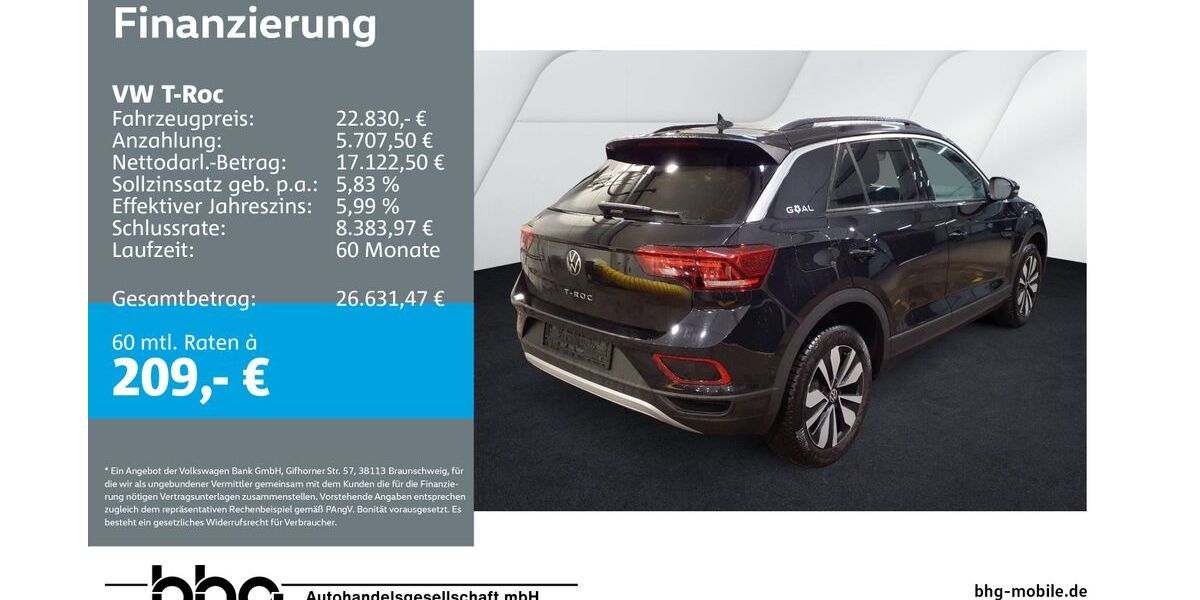 VW T-Roc 12.502 km 22.830 &euro; Reutlingen 72770