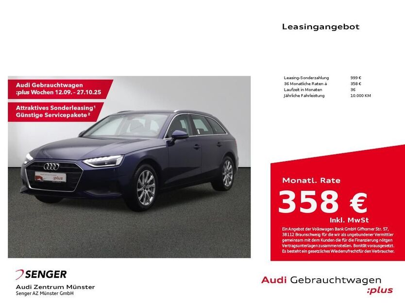 Audi A4 38.927 km 31.480 € Münster 48153