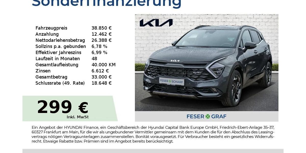 Kia Sportage 4.950 km 38.850 &euro; Roth 91154