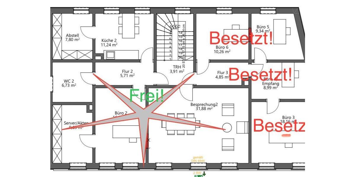 Büro Praxis zu vermieten zimmer