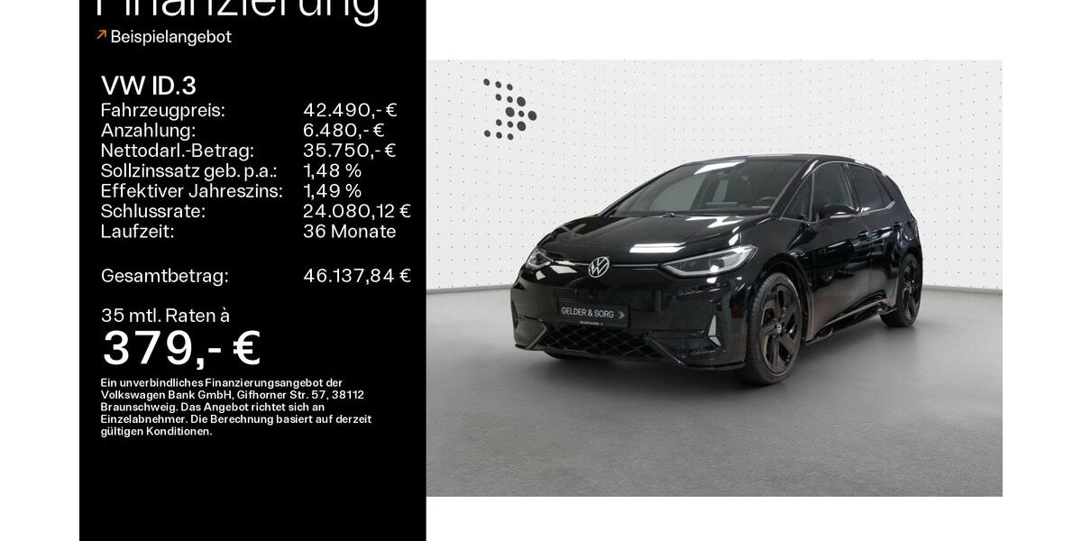 VW ID.3 14.950 km 42.490 &euro; Schweinfurt 97424