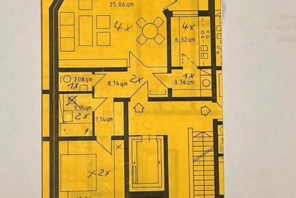 Schöne 2-Zimmer-Wohnung – 67 m² – Balkon – frisch renoviert 2 zimmer