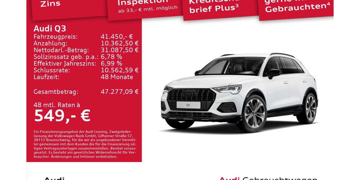 Audi Q3 7.128 km 41.450 &euro; Dresden 01067