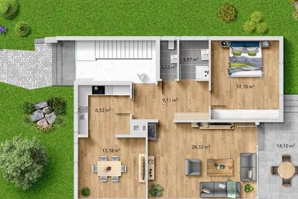 3-Zimmer-Wohnung mit 90 m² in Igersheim zu vermieten 3 zimmer