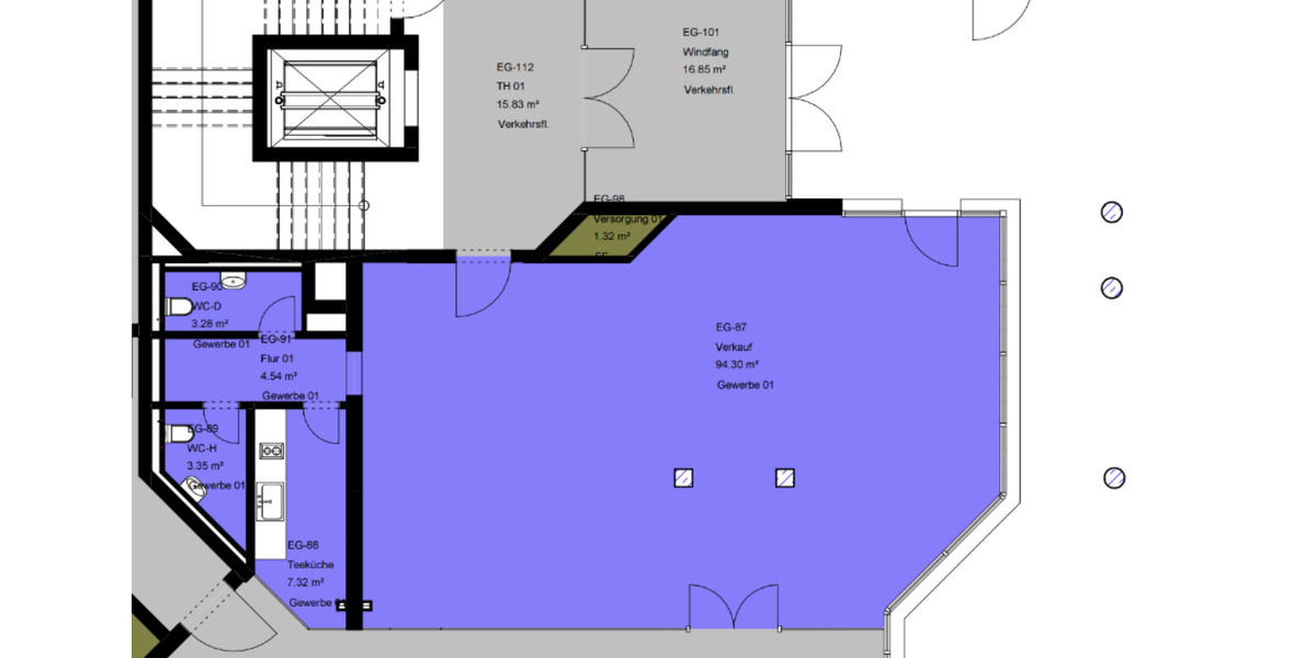 Gewerbeobjekt Mühlhausen (Thüringen) - 1.140&euro; | Angebot:25854844