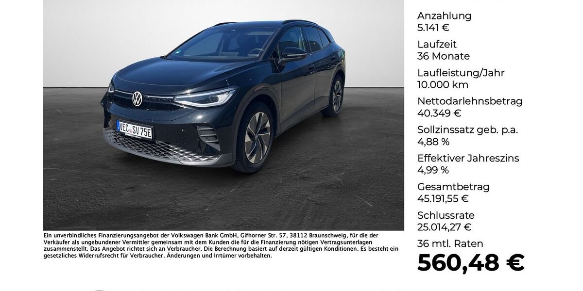 VW ID.4 3.500 km 45.490 &euro; Vechta 49377