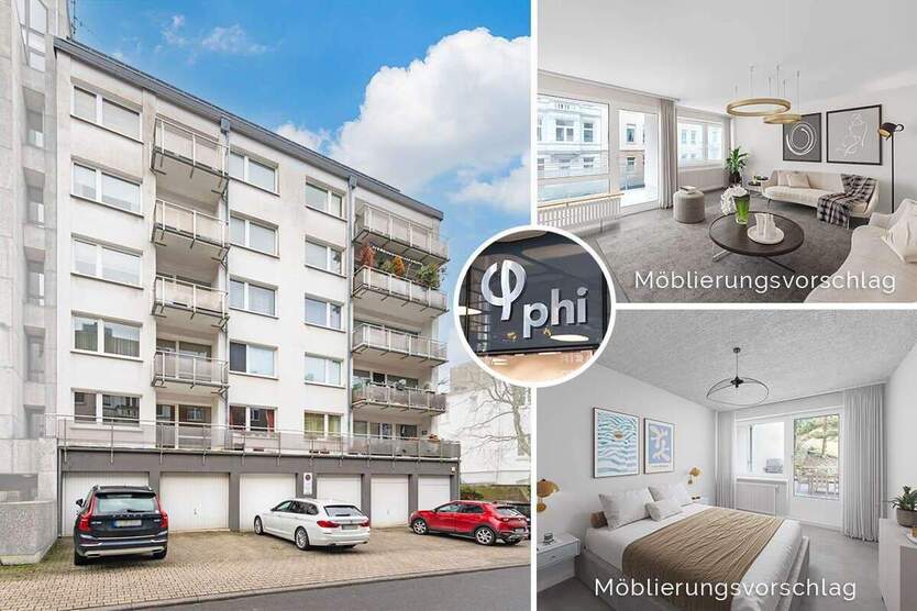 PHI AACHEN - Seltene Chance! Charmantes Wohnglück mit Balkon und Terrasse am Fuße vom Lousberg! 2 zimmer