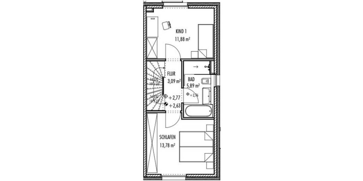 Reihenendhaus Bad Aibling - 5 Zimmer, 103 m&sup2;, 660.000&euro; | Angebot:26418075