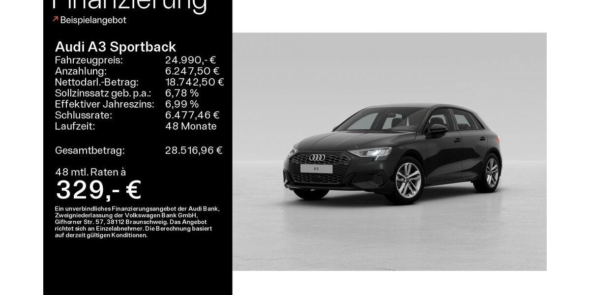 Audi A3 18.986 km 24.990 &euro; Bad Nauheim 61231