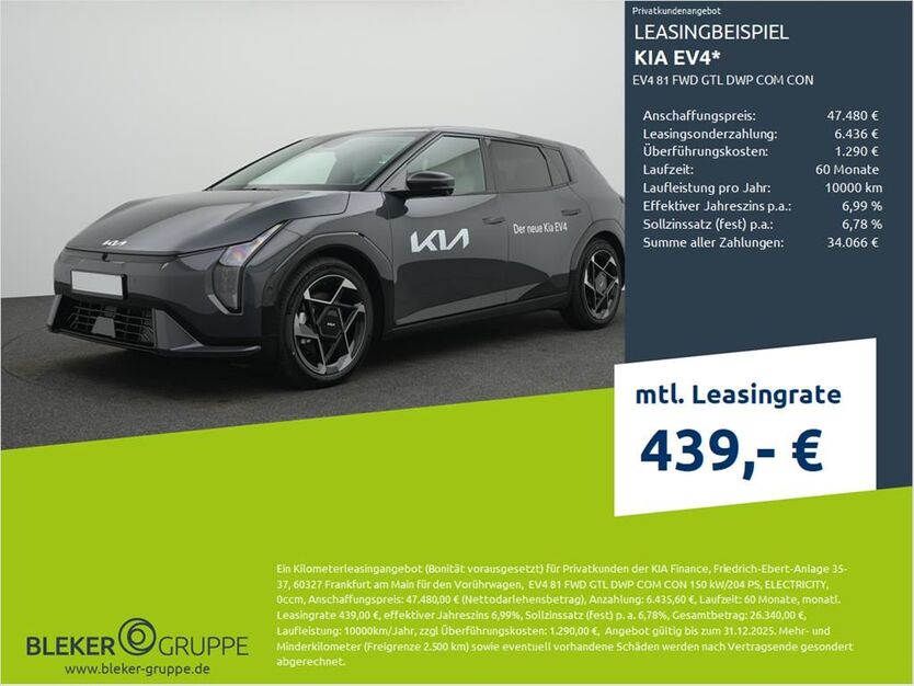 Kia EV4 2.000 km 47.480 € Bocholt 46395