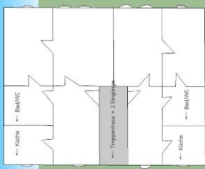Waltershausen 1oder2 Wohnungen nebeneinander, Angaben je Einheit zimmer