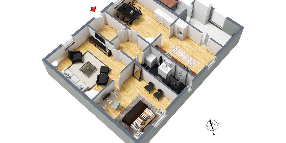 Doppelhaushälfte Marlow / Schulenberg Schulenberg - 3 Zimmer, 95 m&sup2;, 75.000&euro; | Angebot:26817190