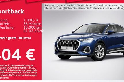 Audi Q3 3.839 km 39.796 &euro; Eching 85386