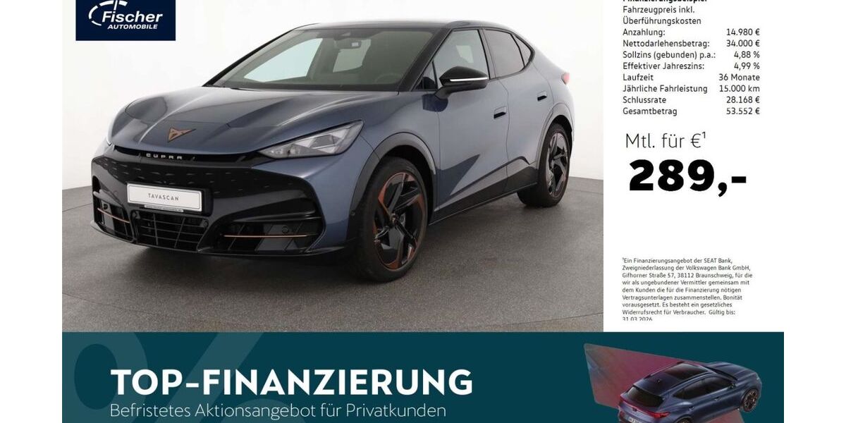 Cupra Tavascan 9.500 km 48.980 &euro; Neumarkt 92318