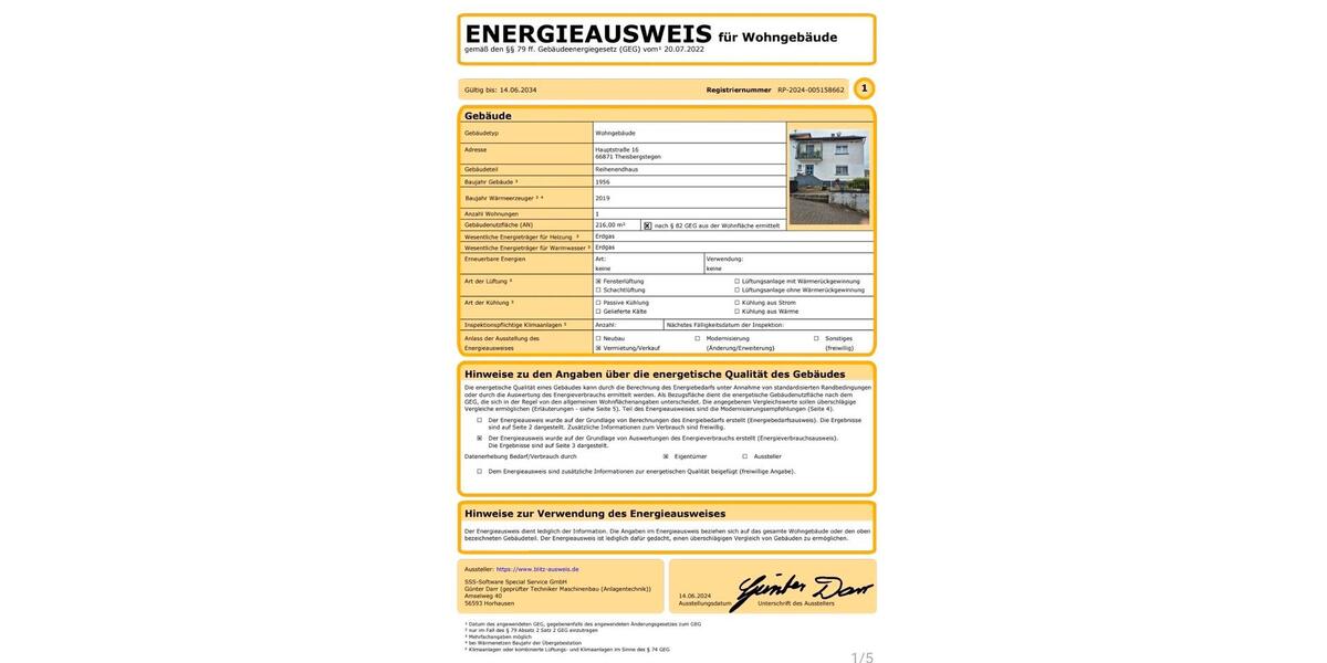 Reihenhaus Pfeffelbach - 8 Zimmer, 160 m&sup2;, 255.000&euro; | Angebot:27158132