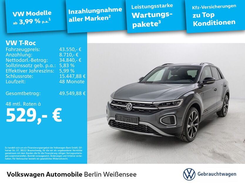 VW T-Roc 5.000 km 36.989 € Berlin 13088