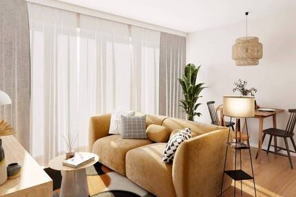 Moderne Wohnung mit großer Loggia im Neubau 2 zimmer