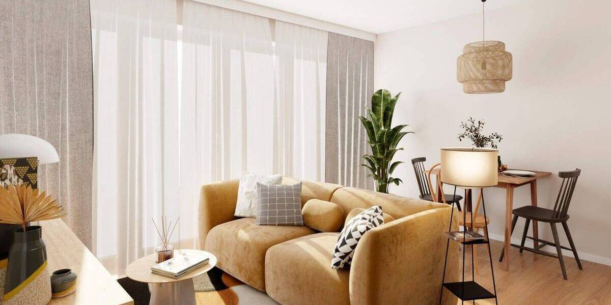 Moderne Wohnung mit großer Loggia im Neubau 2 zimmer