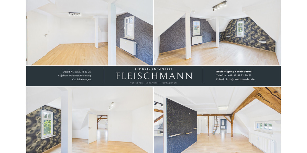 Maisonettewohnung im schönen Schleusingen mit Gartennutzung - 3- Schleusingen | Angebot:27013359