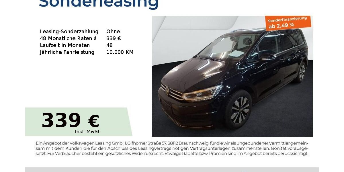 VW Touran 25.547 km 32.206 &euro; Nürnberg 90411