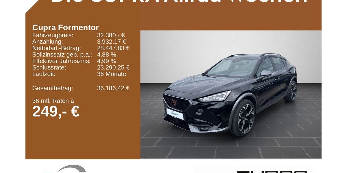 Cupra Formentor 11.983 km 32.380 € Mayen 56727