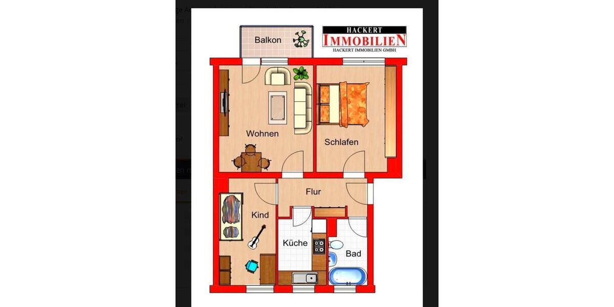 Erdgeschoßwohnung Riesa - 3 Zimmer, 60 m&sup2;, 85.000&euro; | Angebot:27117123