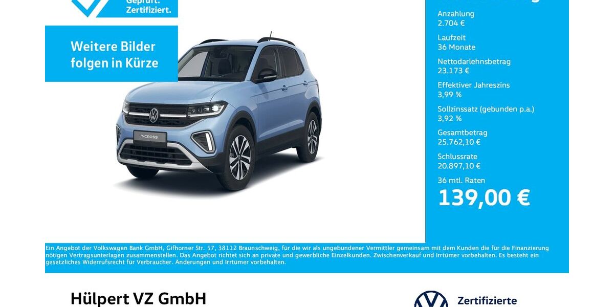 VW T-Cross 3.794 km 25.877 &euro; Dortmund 44141