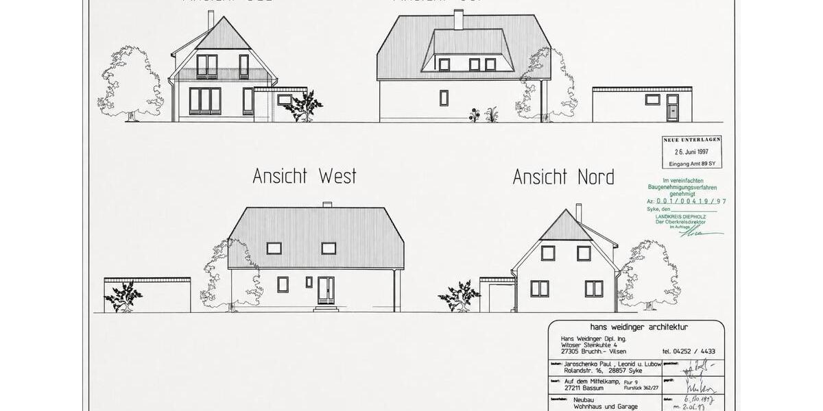 Mehrfamilienhaus, Wohnhaus Bassum - 6 Zimmer, 165 m&sup2;, 555.555&euro; | Angebot:26764545