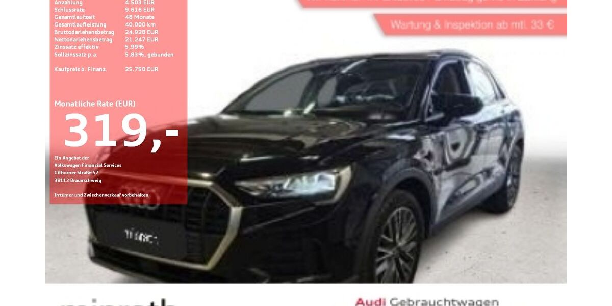 Audi Q3 84.890 km 25.220 &euro; Moers-Hülsdonk 47441