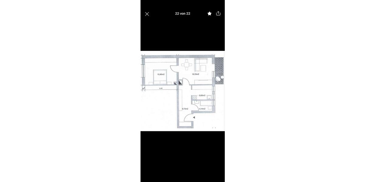 Erdgeschoßwohnung Braunschweig Wabe-Schunter-Beberbach - 2 Zimmer, 54 m&sup2;, 830&euro; | Angebot:26415879