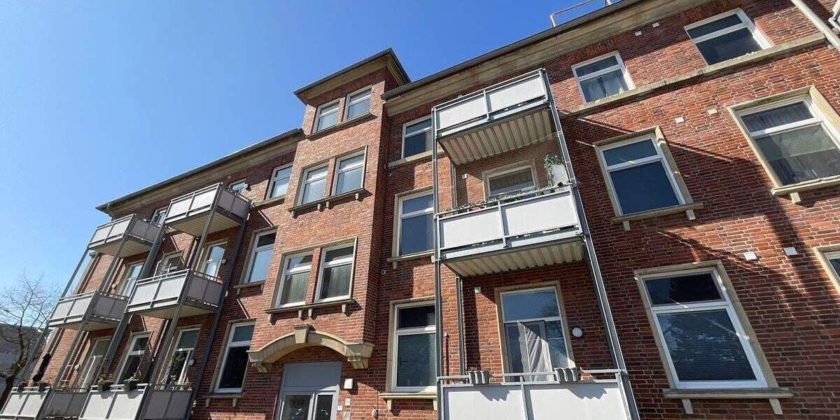 Moderner Grundriss mit geräumiger Wohnküche und Balkon 1 zimmer