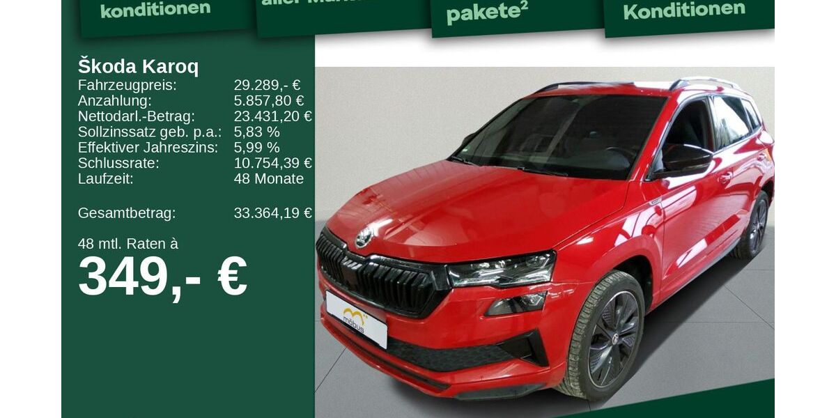 Skoda Karoq 48.277 km 29.289 &euro; Berlin 13088