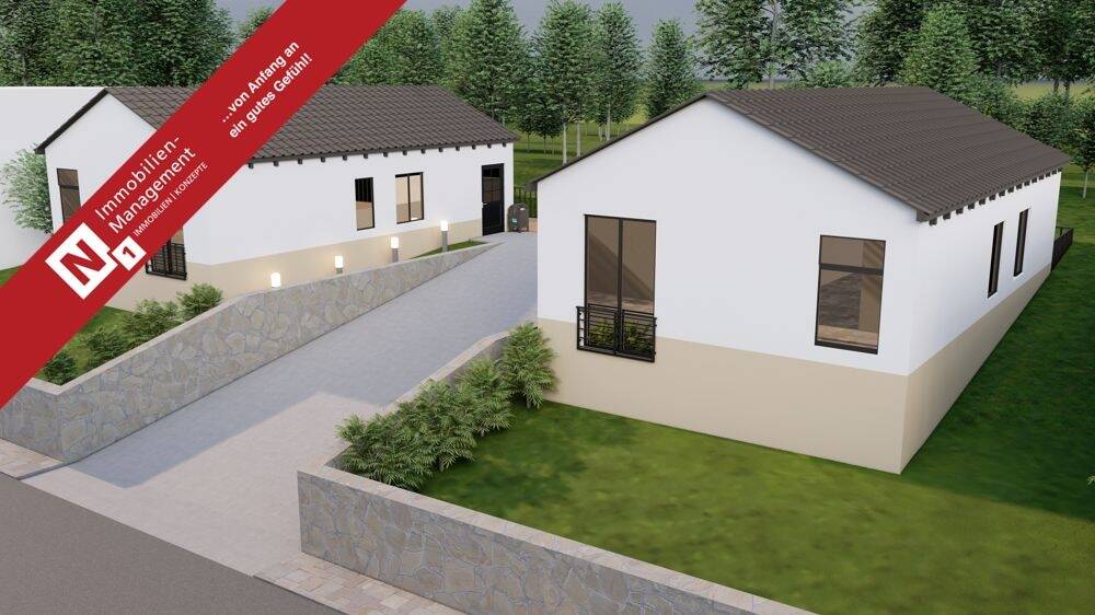 Projektiertes Neubau-Bungalow mit eigenem Grundstück in Namborn-Hirstein 3 zimmer