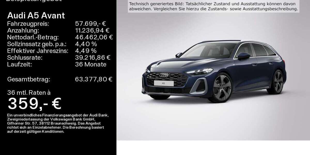 Audi A5 17.800 km 57.699 &euro; Hanau 63452