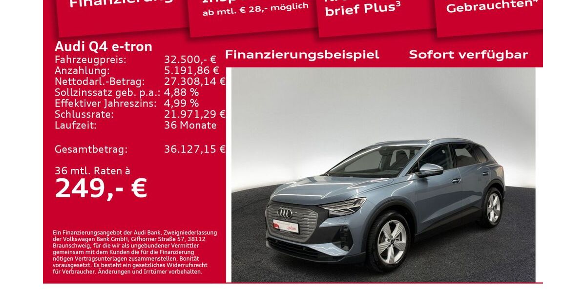 Audi Q4 e-tron 36.100 km 30.250 &euro; Berlin 10587
