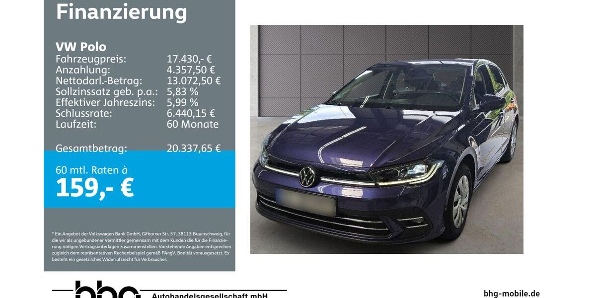 VW Polo 42.900 km 17.430 &euro; Freiburg 79115