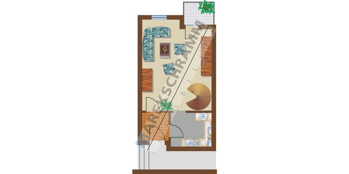Etagenwohnung Ilmenau - 2 Zimmer, 65 m&sup2;, 585&euro; | Angebot:20075516