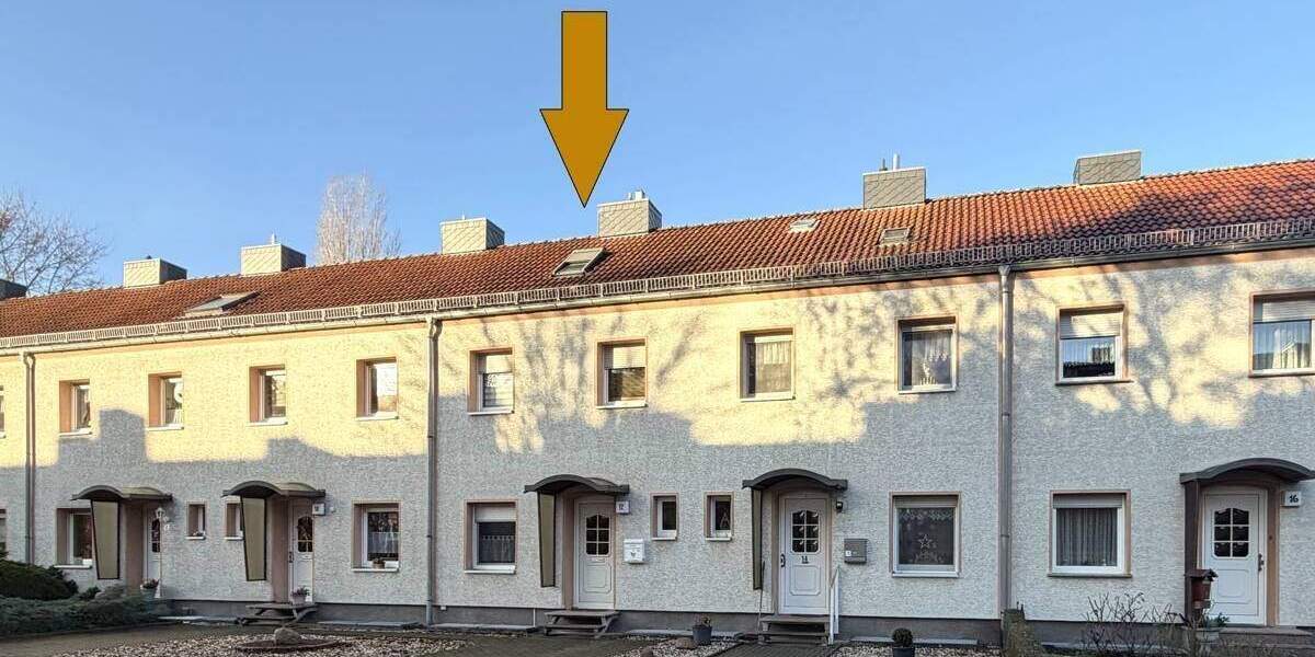 Gemütliches Reihenmittelhaus in Bitterfeld mit Garten - ideal zum Einziehen oder Vermieten 3 zimmer